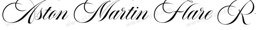 Aston Martin Flare R字体转换